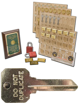 Ilco Engrave-It® Pro Neuter Bow With Embossed Head Key Holder - SKU: EIP-KH3E