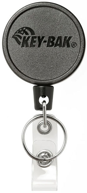 MID6-DUO Heavy Duty Badge Reel and Keychain with Belt Clip