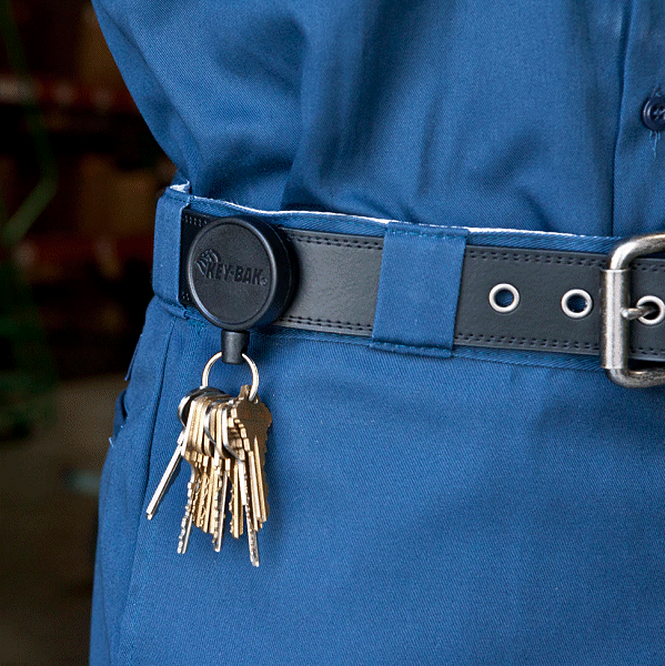 KeyBak Retractable Belt Clip Keychain - 0006-0804 - Gallery Image #2