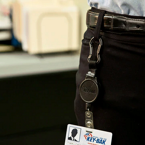 HPC Retractable Carabiner Keychain - 0006-0824 - Gallery Image #2