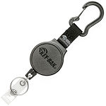 Key-Bak MID6-DUO Heavy Duty Badge Reel and Keychain with Carabiner - SKU: 0006-0824