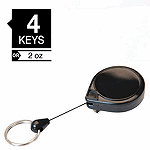Key-Bak MINI-BAK® Lightweight Retractable Keychain - SKU: 0050-006