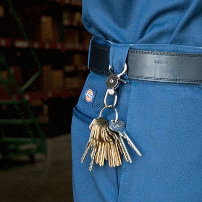 KeyBak Small Trigger Snap - In Use