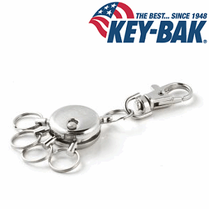 Key-Bak Chrome Key Spider with Trigger Snap Model #8803 - SKU: 0318-803