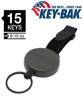 Key-Bak SECURIT MOLLE Heavy Duty Carabiner Retractable Keychain - SKU: 0488-8200