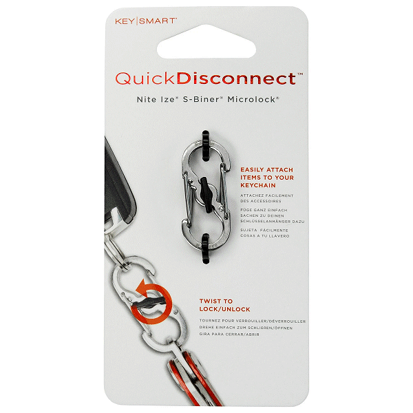 KeySmart Quick Disconnect KS109-SS - Blister Pack