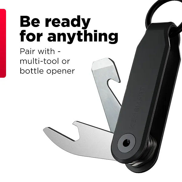 KeySmart Loop Key Holder With Locking Screws KS044-BLK - Gallery Image #7