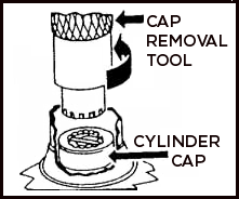 LCR005 - CYLINDER CAP REMOVAL TOOL - LAB more images