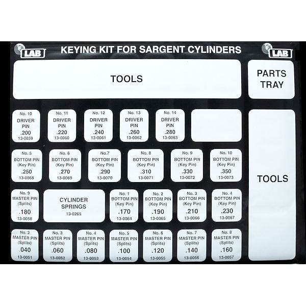 LAB Sargent Rekeying Kit SGT115 - Gallery Image #1