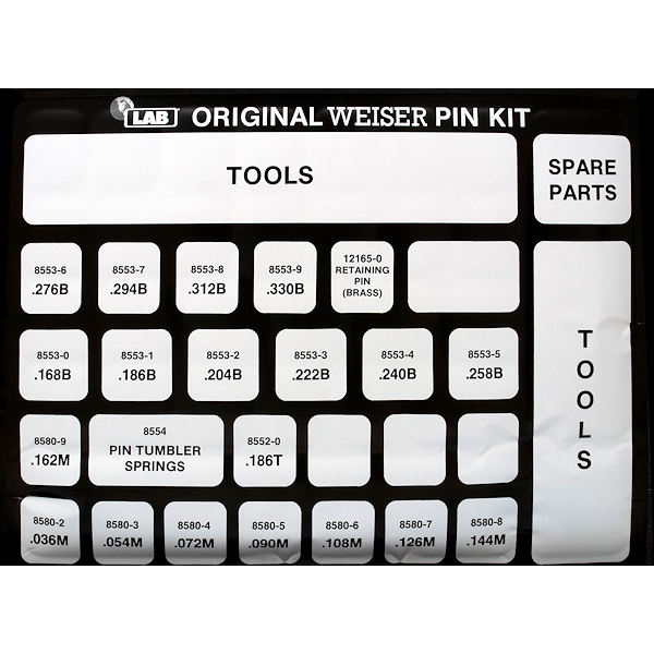 LAB Weiser Rekeying Kit WSR115 - Gallery Image #1