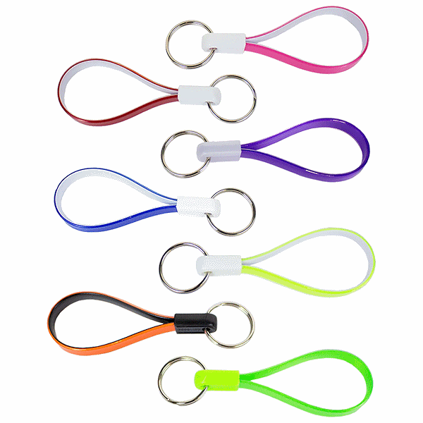 40900-BLUE - KEY LOOP KEYCHAIN - BLUE - LUCKY LINE more images