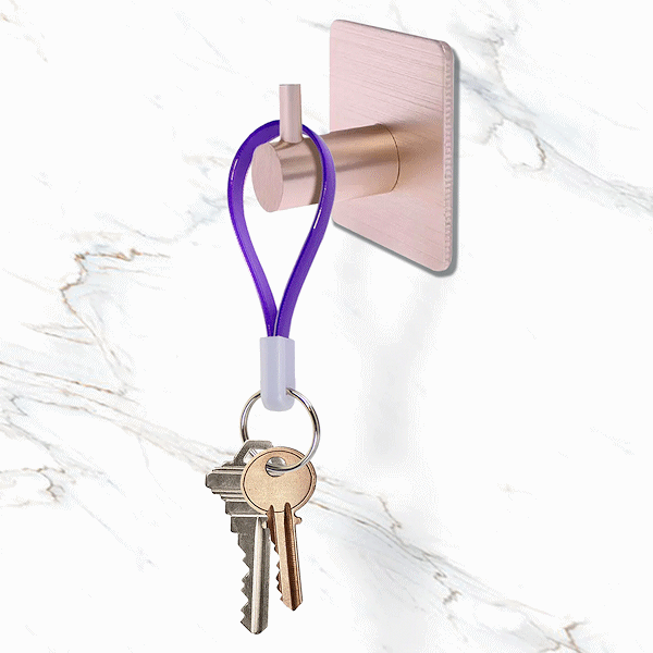 40900-BLUE - KEY LOOP KEYCHAIN - BLUE - LUCKY LINE more images