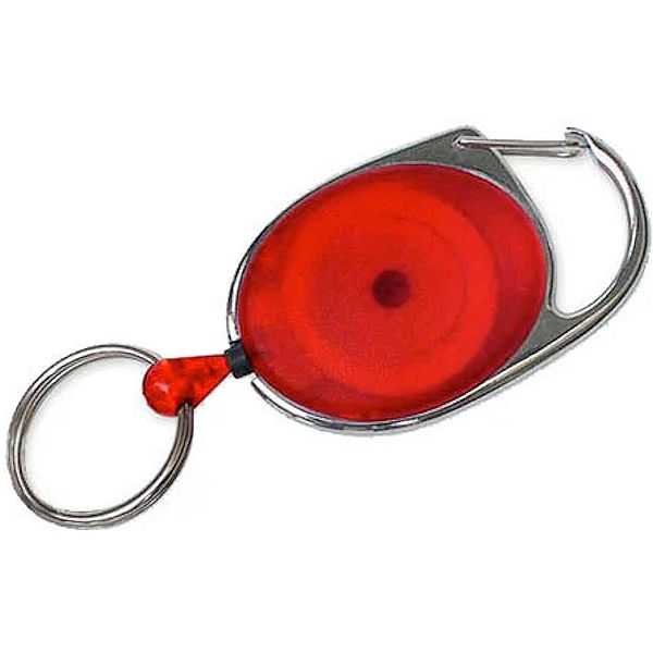 Lucky Line 64070 Red Oval Key Retractor - Gallery Image