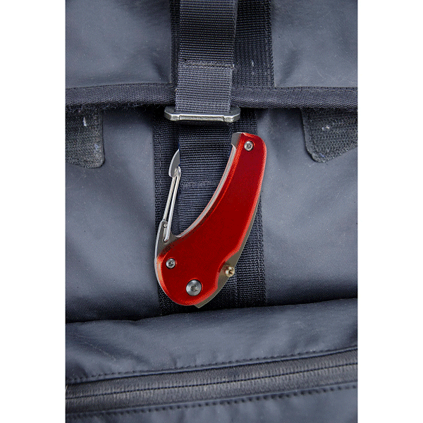 U12720 - CARABINER KNIFE - BLACK - LUCKY LINE more images