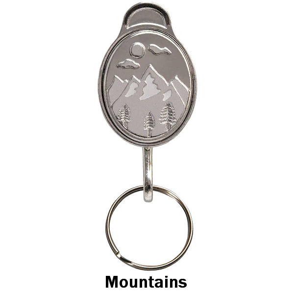 Lucky Line Purse Charm Keychains - 492-499 - Mountains