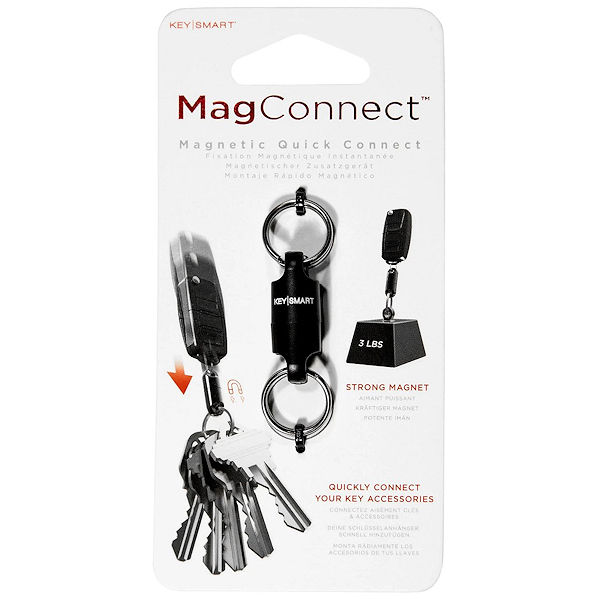 KS814-BLK - KEYSMART MAGCONNECT MAGNETIC QUICK DISCONNECT - BLACK FINISH - KEYSMART more images
