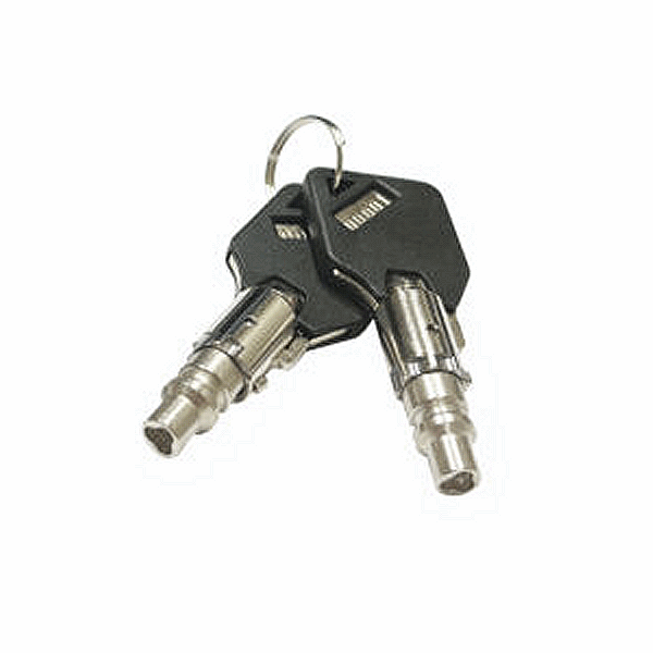 BLACK-TUBULAR-KEY-COVER - BLACK TUBULAR KEY COVER - MEI more images