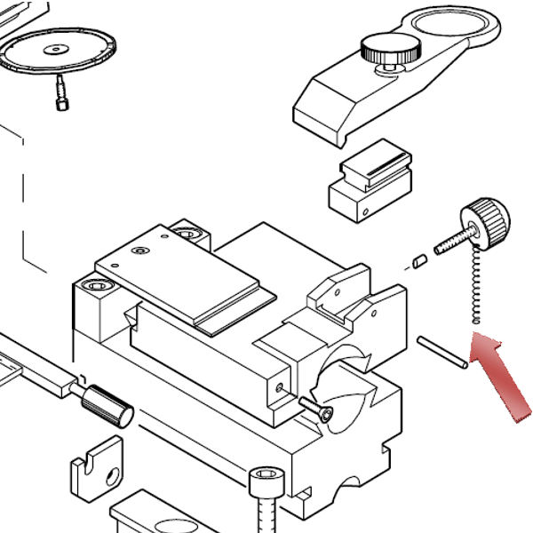 Silca Marker 2000 C1 Jaw Spring - - Location View