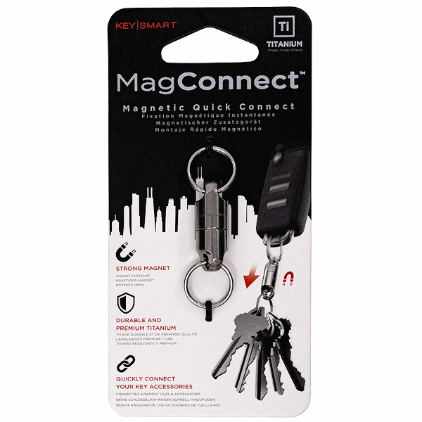 KS814-BLK - KEYSMART MAGCONNECT MAGNETIC QUICK DISCONNECT - BLACK FINISH - KEYSMART more images