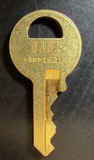 0451 Master Lock Key
