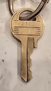 2100 Master Lock Original Key