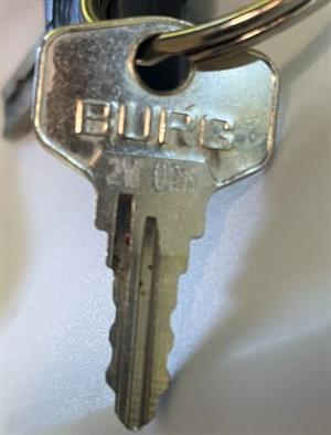 2W026 Burg Wachter Original Key