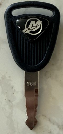 KEY - MERCURY - MERCURY (GCODE/ INSTACODE / PLUNGE CUT) | DOUBLE SIDED BOAT KEY more images