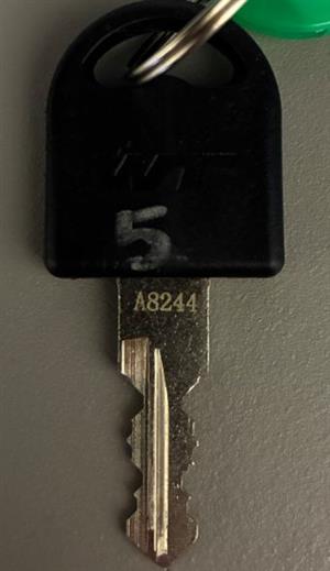 KEY - WANGTONG - WANGTONG / WT (GCODE-SEARCH CC1000 CYBER LOCK SERIES-USE WANGTONG BITTINGS FROM CUT SHEET) | FURNITURE CABINET LOCKS | DOUBLE SIDED CUT KEY more images