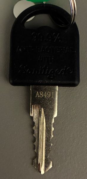 KEY - WANGTONG - WANGTONG / WT (GCODE-SEARCH CC1000 CYBER LOCK SERIES-USE WANGTONG BITTINGS FROM CUT SHEET) | FURNITURE CABINET LOCKS | DOUBLE SIDED CUT KEY more images