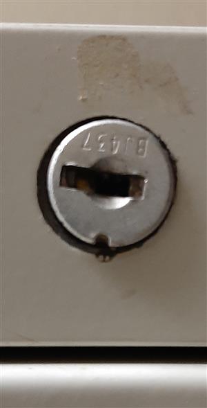 Allsteel BJ437 File Cabinet Lock Key