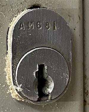 AM681 File Cabinet Lock Key