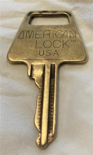 American Lock Padlock Keys