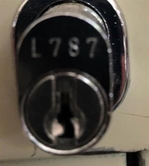 Anderson Hickey L787 File Cabinet Lock Key