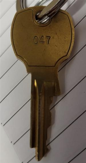 National 047 Cabinet Lock Key