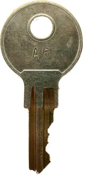 APG A6 Drawer Lock Key