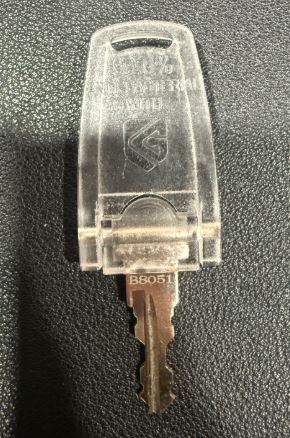 KEY - WANGTONG - SAME AS A8000 - A9000 (GCODE-SEARCH CC1000 CYBER LOCK SERIES-USE WANGTONG BITTINGS FROM CUT SHEET) | FURNITURE CABINET LOCKS | DOUBLE SIDED CUT KEY more images