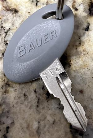 Bauer 714 RV Compartment Lock Key