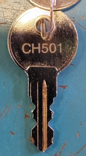 CH501 Key (cut on both sides)