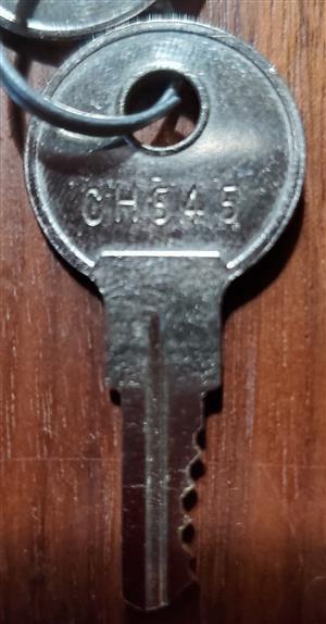 Bauer CH545 RV Storage Lock Key