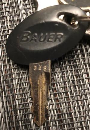 Bauer 318 Replacement Key, 301 - 370 Lock Series 