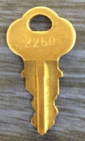 Chicago 2260 Lock Key