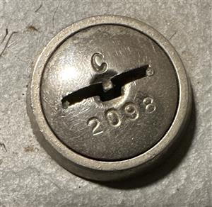 Chicago C2098 Lock Key