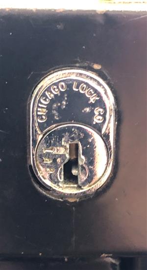 Chicago Lock Co 1A8 File Cabinet Lock Key