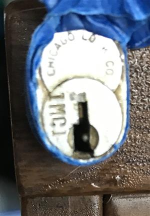 Chicago Lock Co 1MC1 File Cabinet Lock Key