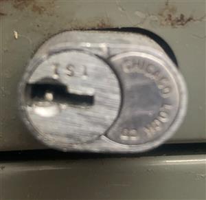 Chicago Lock Co 7S1 File Cabinet Lock Key