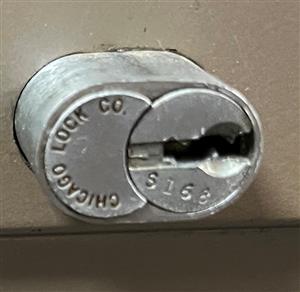 Chicago Lock Co S168 File Cabinet Lock Key