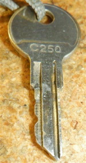 Cole Hersee C250 Tractor Ignition Lock Key