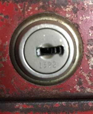 Craftsman 1322 Toolbox Lock Key