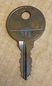 Friant W186 Cubicle Lock Key