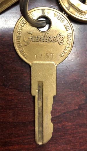 Gunlocke 115T Desk Key Lock